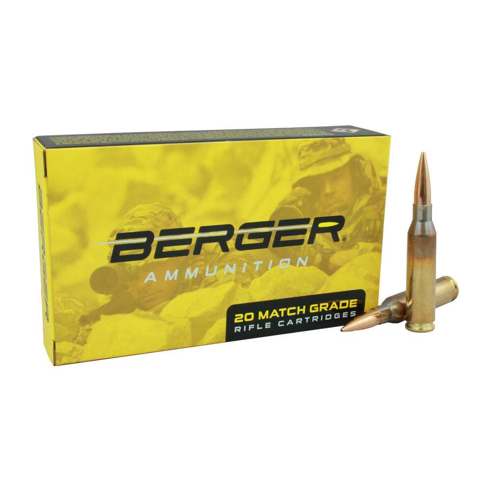 Ammunition Berger Bullets Ready Series 6mmCreedmoor 6mm Creedmoor 105gr Hybrid Target Match Grade Ammunition 20 Rounds